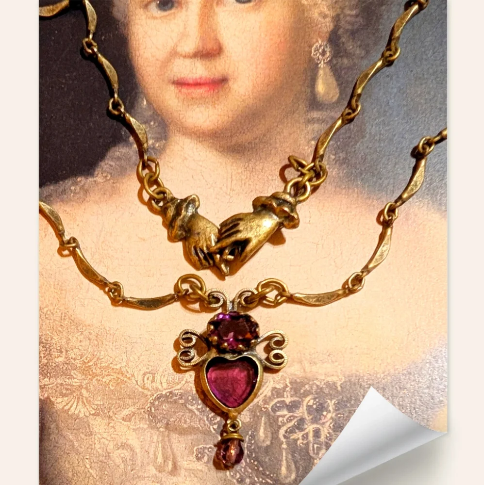 VTG Mary Demarco La Contessa ๐ Austrian Crystal Necklace - Picture 1 of 8